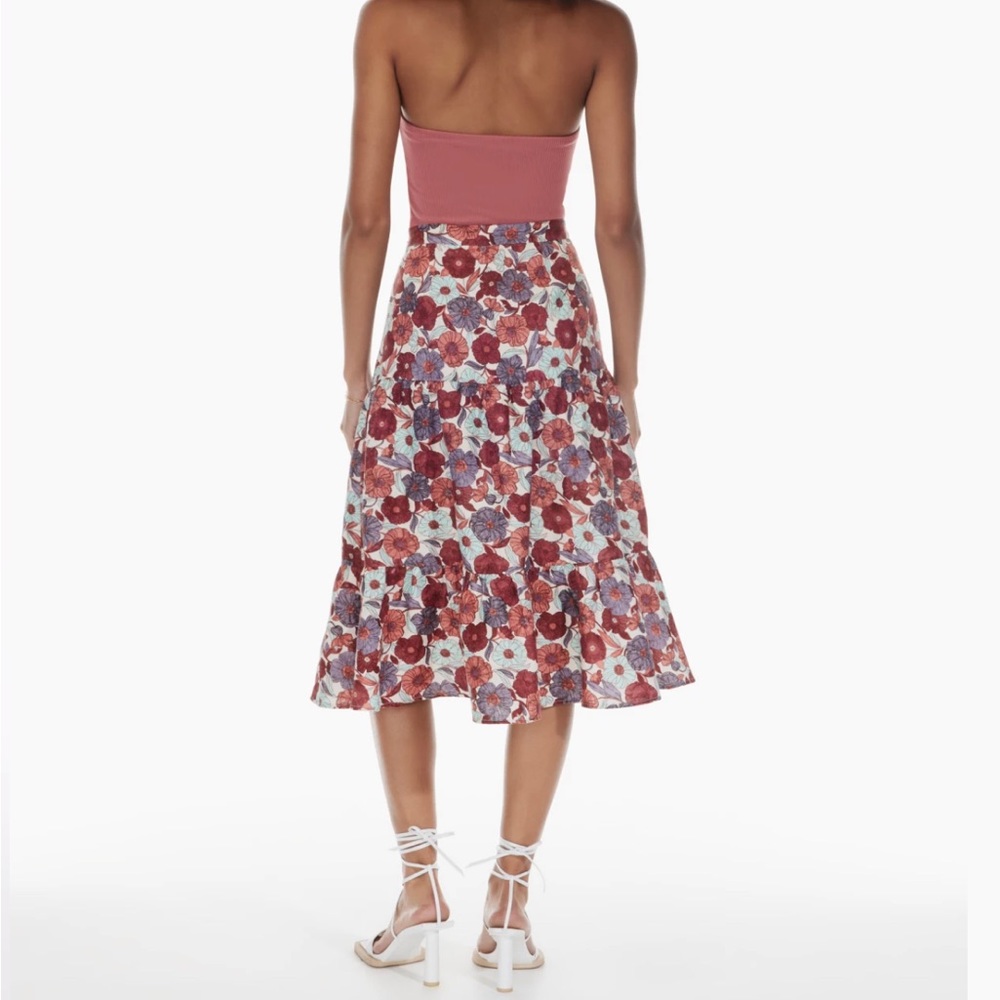 Aritzia Wilfred Atone Coquette Girl Feminine Floral Boho Summer Vacation skirt